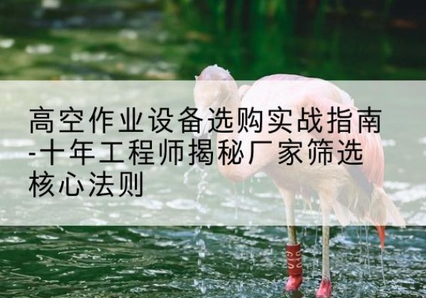 三江剪叉式升降机厂家-高空作业设备选购实战指南-十年工程师揭秘厂家筛选核心法则